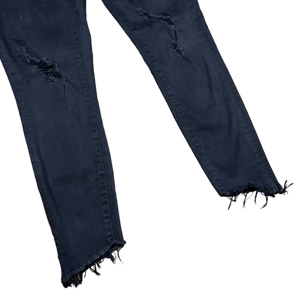 Articles Of Society 31 Black Sammy Diagonal Hem Distressed Jeans - Picture 3 of 12